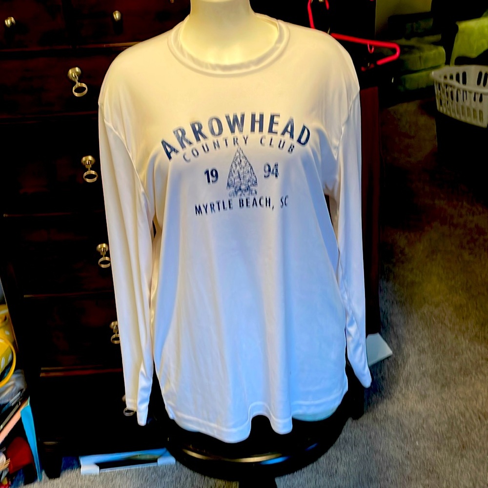 Long sleeve white t-shirt. Never worn. XL.